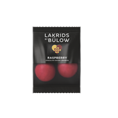 Crispy Raspberry Mini (flowpack) Lakrids by Bülow  